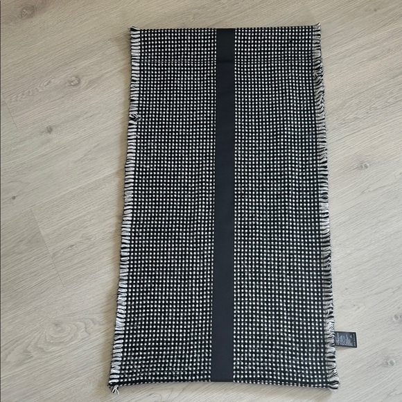 Ann Taylor Black and White Gingham Scarf - Picture 2 of 4
